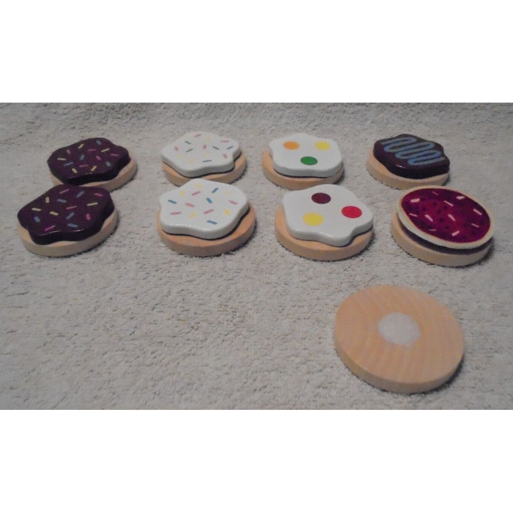 Melissa And Doug Wooden Slice And Bake‎ Wooden Cookie Set REPLACEMENT COOKIES